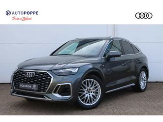 audi q5 sportback 55 tfsi e quattro s edition competition 367pk l led matrix | pano | luchtvering