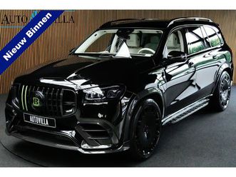mercedes-benz gls brabus 800 4matic hud massage full-carbon panodak leer distronic standkachel keyless 360 camera burmester sterrenhemel airmatic dc elektr. ach