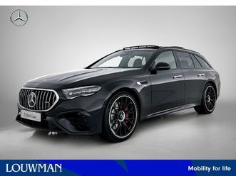 mercedes-benz e-klasse estate amg 53 4matic+ night edition | amg dynamic plus pakket | multicontourstoelen voor | trekhaak | rijassistentiepakket plus | 21 inch