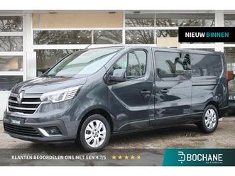 renault trafic 2.0 dci 130 t29 l2h1 dc business | trekhaak | navigatiesysteem | cruise control | achterruitrij camera | tweede schuifdeur | dubbel cabine
