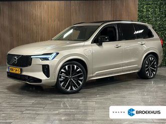 volvo xc90 t8 awd recharge ultra dark vol! | bowers & wilkins | luchtvering | stoelventilatie | trekhaak | 360 camera | head-up display | stoelmassage | 455pk |