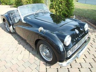 triumph tr3a 1961 stoffverdeck/fenster,persenning, 101ps