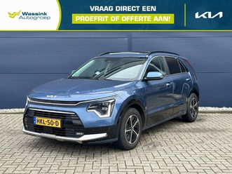 kia niro 1.6 gdi hybrid dct6 dynamicplusline | stoel & stuurverwarming | navigatie | adaptive cruise control i schuifkanteldak | elec. achterklep | hud