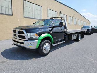 2017 dodge ram 5500 slt flatbed tow truck