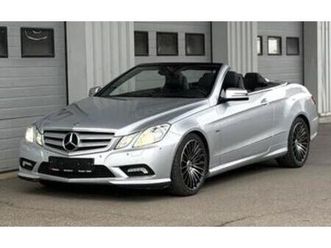 ② mercedes-benz e 220 cdi/amg/cabrio/automaat/led/navi/leder/ — mercedes-benz — 2ememain
