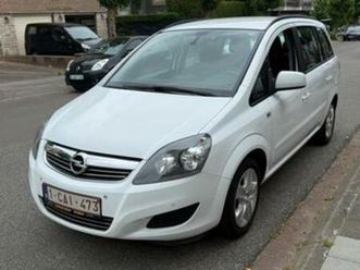 ② opel zafira 1.6i essence euro5 6/2013 7 places clim jantes — opel — 2ememain