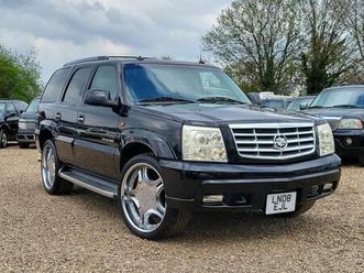 fresh import cadillac escalade 6.0 v8 vortex 4wd 7 seater auto lhd ulez free
