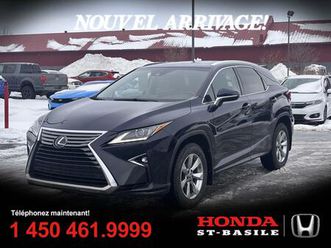 lexus rx 350 2018 awd + cuir + toit + mags + camera + wow !!