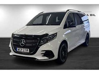 mercedes-benz v 300d 4matic 9g-tronic lång amg, avantgarde drag/luftfjädring