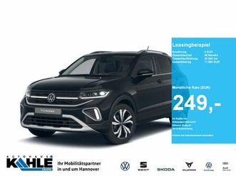 volkswagen t-cross style 1.0 l tsi dsg black rfk ahk gjr