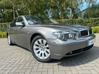 ② bmw 760i v12 07/2003 1er propriétaire — bmw — 2ememain