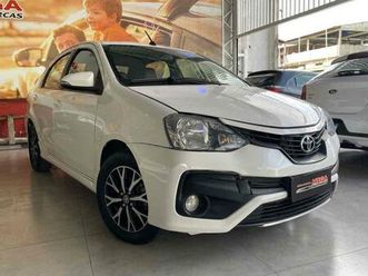toyota etios 1.5 platinum sedan auto