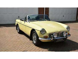 1970 mg mgb primrose yellow free uk delivery a vendre