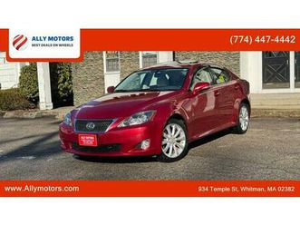 used 2010 lexus is 250 base