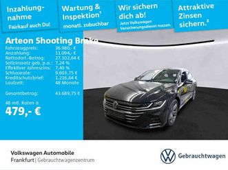 arteon shooting brake 2.0 tdi dsg r-line navi areaview acc led