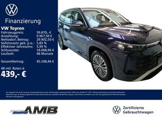 tayron life 1.5 etsi ahk/led+/standhz/hud/04.30garantie