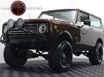 1972 international scout v8 4x4 auto restored scout ii