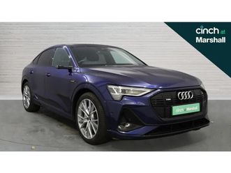 2021 audi e-tron sportback 300kw 55 quattro 95kwh launch edition 5dr auto