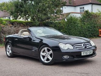 2007 mercedes benz sl series sl350 [272] auto convertible black ulez complianty