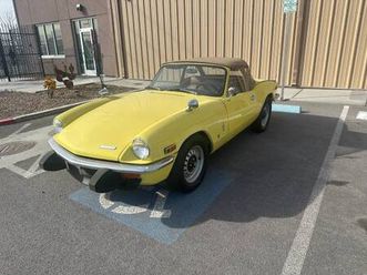 1974 triumph spitfire convertible – yellow – 4-speed – classic british