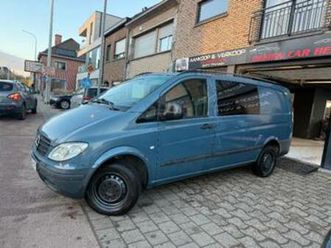 ② mercedes vito lang chassi 185km airco 1er main — camionnettes & utilitaires — 2ememain