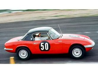 1963 lotus elan s1 with period race history
