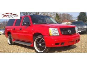 fresh import cadillac escalade 6.0 v8 4wd esv long wheel base 7 seater auto lhd