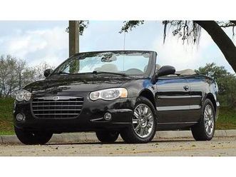 2005 chrylser sebring convertible limited edition 40000 one owner mile
