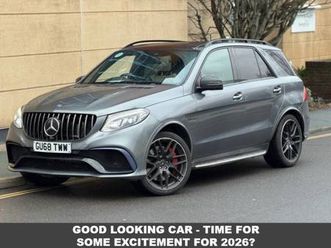2018 mercedes-benz gle 5.5 gle63 v8 amg s night edition suv 5dr petrol spds+7gt 4matic euro 6 (s/...