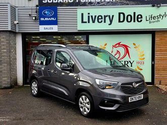 vauxhall combo life 1.2 turbo energy euro 6 (start/stop) 5dr (7 seat) petrol manual