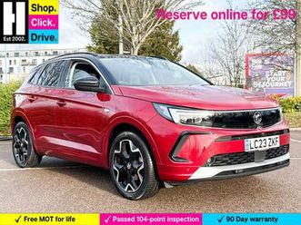 2023 vauxhall grandland 1.2 turbo elite suv 5dr petrol auto euro 6 (start/stop) (130 ps) hatchback petro...