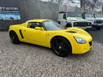 2002 vauxhall vx220 2.2i 16v lightning yellow targa 2dr convertible petrol manual