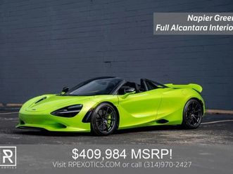 2024 mclaren 750s spider convertible 2d