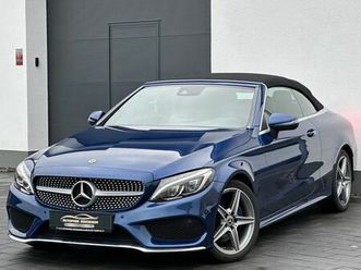 mercedes-benz c 180 cabrio*9g*amg-line*memory*navi*pdc*airscar