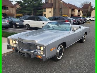 1976 cadillac eldorado original numbers matching 2dr convertible stock#633261