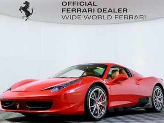 certified 2013 ferrari 458 spider base