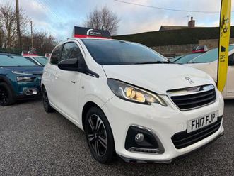 2017 peugeot 108 1.2 puretech gt line euro 6 5dr hatchback petrol manual