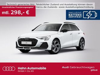 audi a3 sportback 40 tfsie s line ahk matrix navi cam
