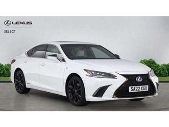 2022 lexus es 300h 2.5 f-sport 4dr cvt saloon petrol/electric automatic