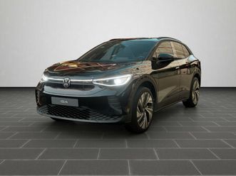 id.4 pro 4motion 77 kwh | 5 jahre garantie | 21 in schwarz | ahk | design-paket | el. top-sportsitze mit memory & massage | harman kardon | hud | interieurpake