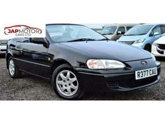 very rare collector item toyota paseo cynos auto 4 seater black