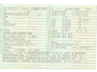 bmw 316di combi stationwagen