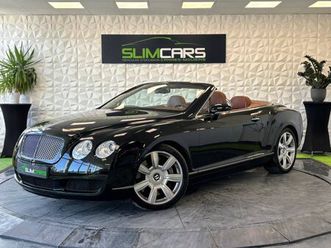 bentley continental gtc cabriolet 6.0 litres w12 560ch tiptronic