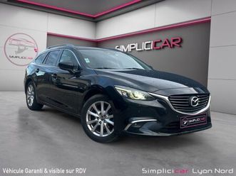 mazda 6 mazda6 wagon 2.2l skyactiv-d 150ch elegance a - break - attelage - garantie 12 mois