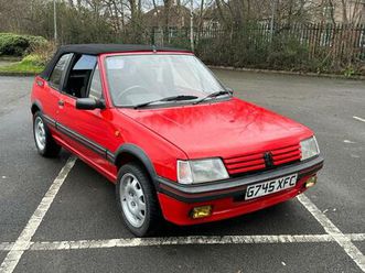 1990 peugeot 205 1.6 gti cti cabriolet convertible classic car convertible petrol manual