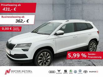skoda karoq 2.0 tdi dsg 4x4 clever led+ahk+navi+2xshz