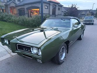 1969 pontiac gto convertible - ** iconic verdoro green**