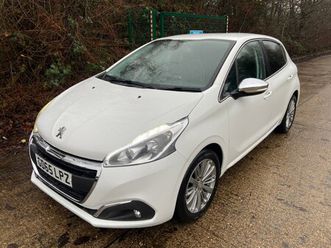 2015 (65) - 1.2 puretech allure 5dr white 63k miles years mot warranty £20 road tax