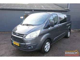 ② ford transit custom transit l2h1 dubbele cabine, dubbele sch — camionnettes & utilitaires — 2ememain