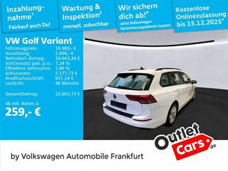 golf viii variant 1.0 tsi life frontassist led dab+
